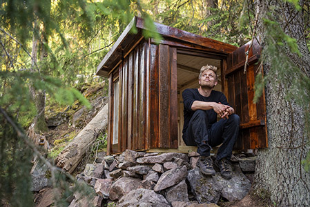Forfatter med egen hytte